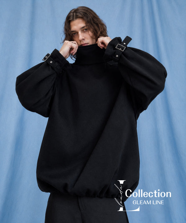 Half Zip High Neck Pullover