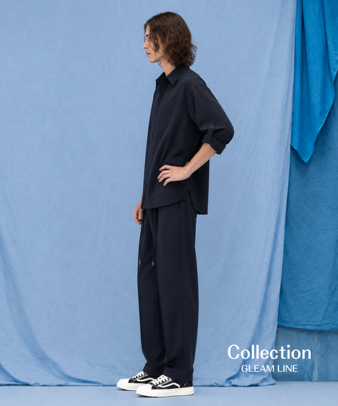 Zipper Sleeve Relaxed Set