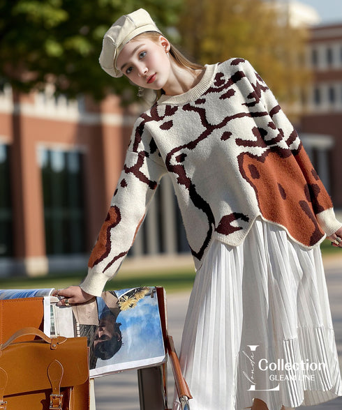 Scallop Bear Sweater