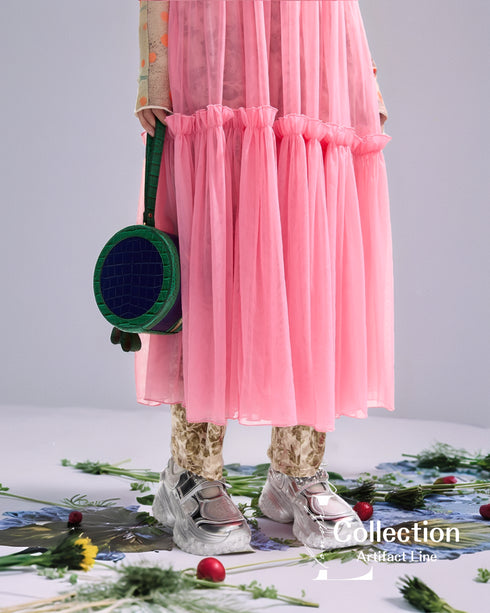 Tulle Frill Mesh Dress