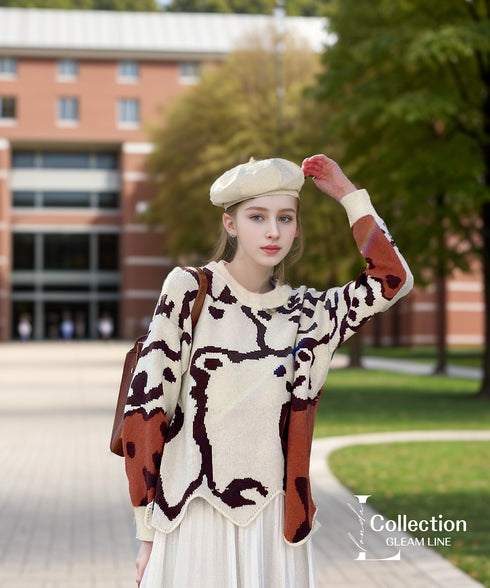 Scallop Bear Sweater