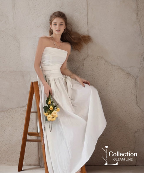 Bare Top Flare Dress