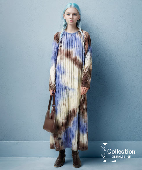 Tie-dye Pleats Series