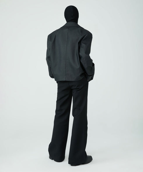 Buttonless Faux Leather Jacket