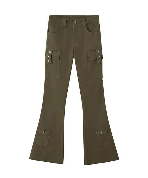Straight Micro Flare Pants