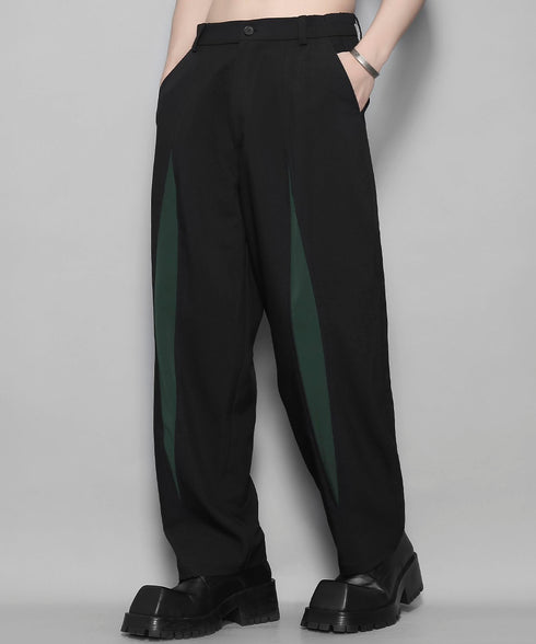 Center Splicing Design Pants