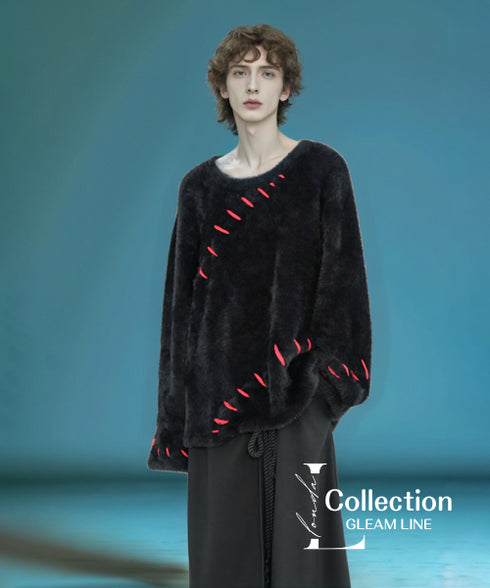 Big Stitch Shaggy Sweater