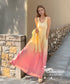 Sunset Gradient Sleeveless Dress