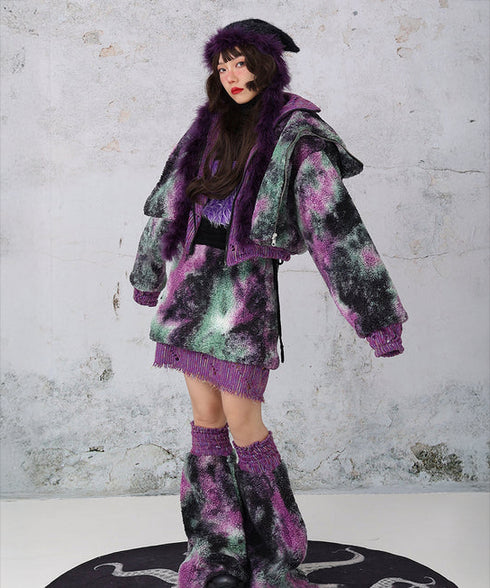 Layered Camouflage Jacket