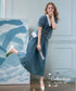 Denim Frill Top & Skirt