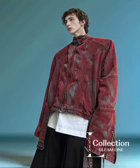 Textured Zip-Up Jacket