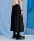 Front Pleat Wide Cropped Pants