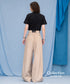 Volume Tuck Wide Silhouette Pants