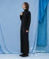 Square Zip High Neck Top