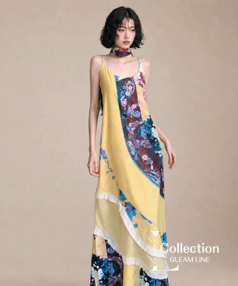 Scarf Drape Dress