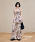 Patchwork Halter Top & Pants Co-ord