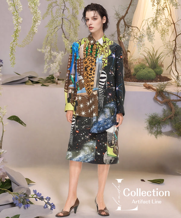 Galaxy Jungle Print Series