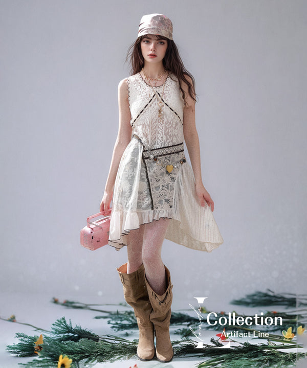 Lace Patch Muse Dress