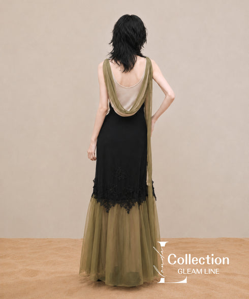 Sheer Lace Layer Dress
