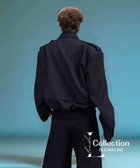 Double Front Epaulette Jacket