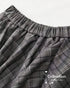 Layered Checkered Drape Skirt