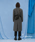 Layered Zip Long Coat