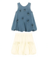 Ribbon Puff Top&Skirt Co-ord