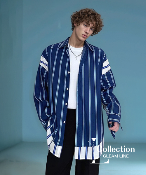 Casual striped shirt