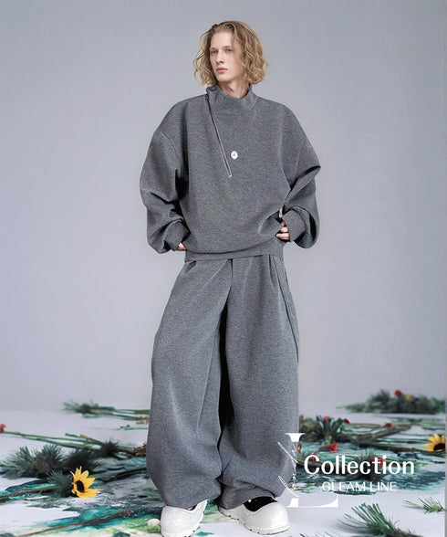 Urban Volume Sweat Top&Wide Pants Co-ord