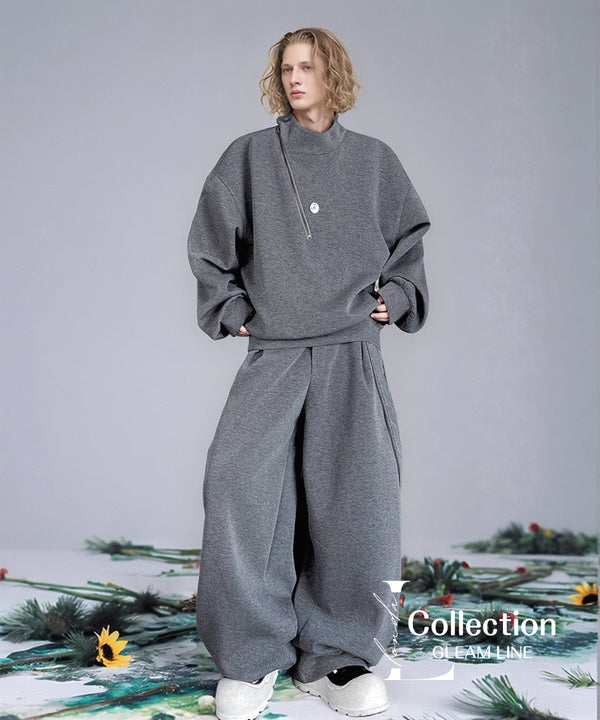Urban Volume Sweat Top&Wide Pants Co-ord