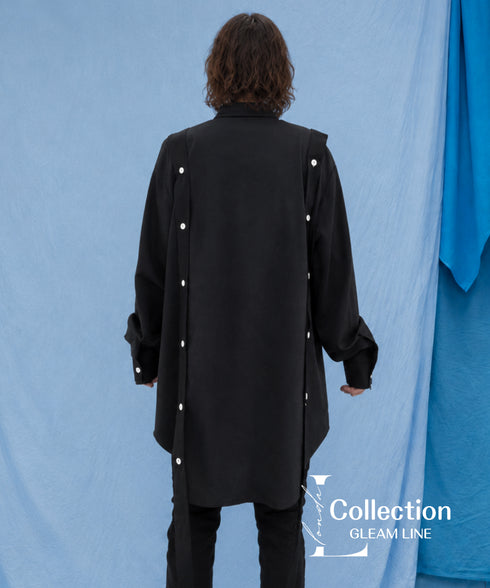 Strap Detail Long Shirt