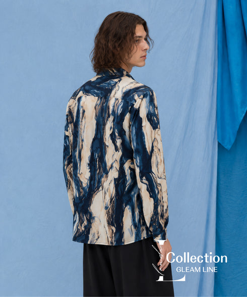 Geological Print Shirt