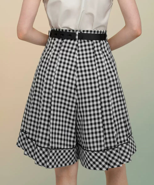 Gingham Check Culottes