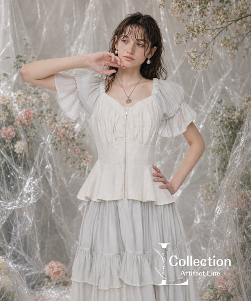 Frill Veil Dress