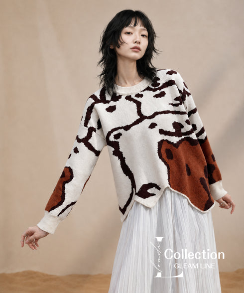 Scallop Bear Sweater