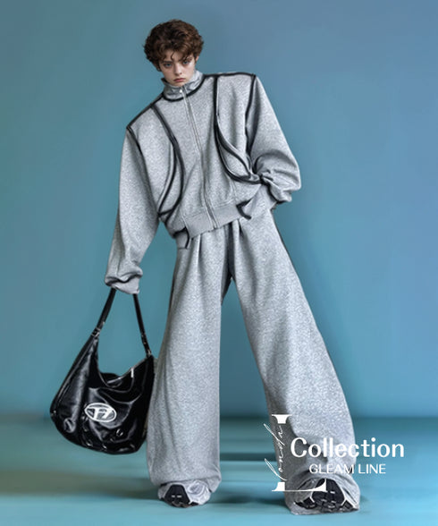 Stroke Design Zip Top & Pants Co-ord