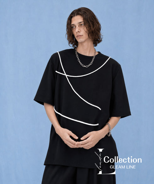 Line Design Oversized T-shirt