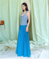 Check Corset Flare Dress