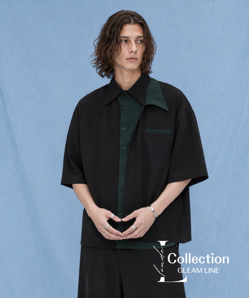 Asymmetric Collar Shirt