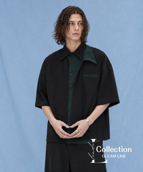 Asymmetric Collar Shirt