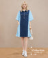 Denim Stripe Switch Dress