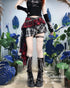 Layered Punk Check Skirt