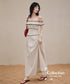 Shirred Trim Dress