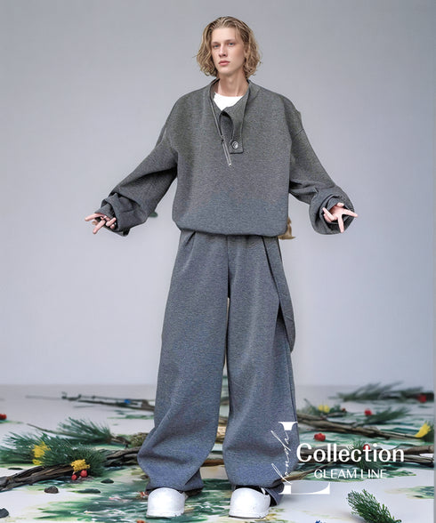 Urban Volume Sweat Top&Wide Pants Co-ord