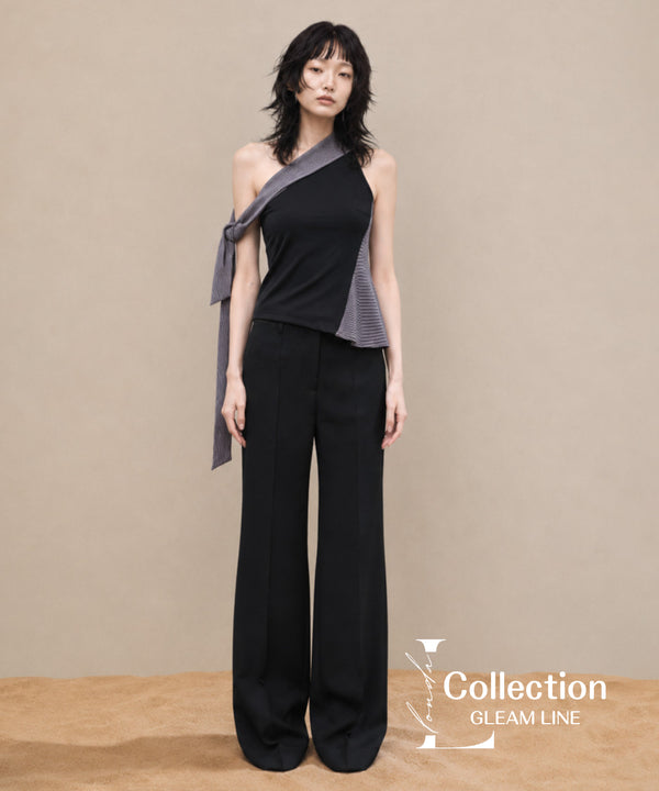 Twist Shoulder Drape Top