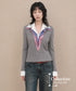 Multi Layered Collar Knit Top