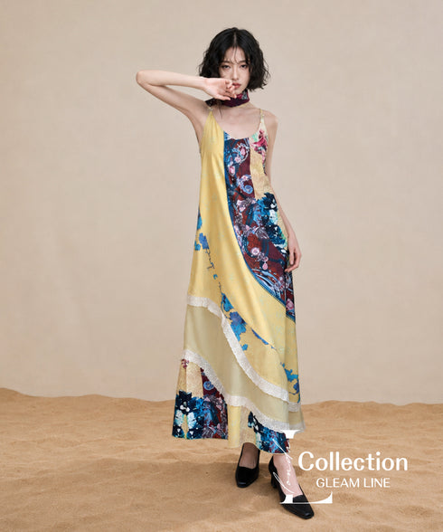 Scarf Drape Dress