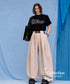 Volume Tuck Wide Silhouette Pants