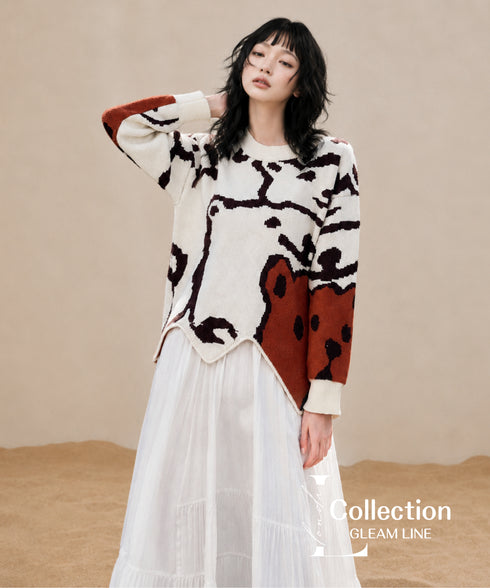 Scallop Bear Sweater