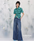 Wave Pattern Short Sleeve Shirt